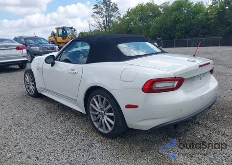 2017 Fiat 124 Spider Lusso from USA, damaged, VIN JC1NFAEK5H0125878